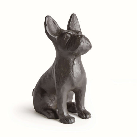 Vintage Metal French Bulldog Sculpture-Sculpture-Parc Decor
