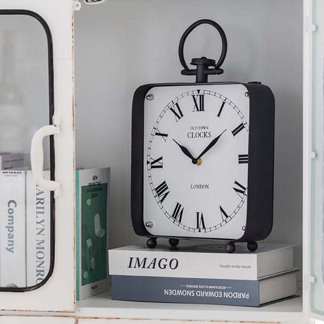 Vintage Old Town London Desk Clock-Desk clock-Parc Decor