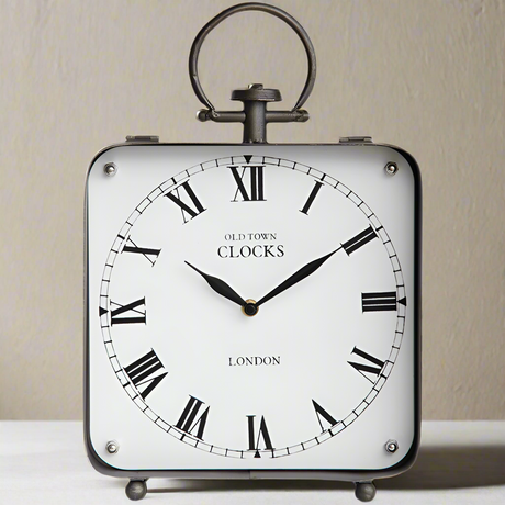 Vintage Old Town London Desk Clock-Desk clock-Parc Decor