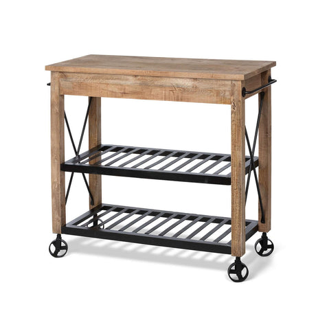 Vintage Rolling Garden Cart with Drawers-cart-Parc Decor