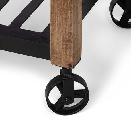 Vintage Rolling Garden Cart with Drawers-cart-Parc Decor