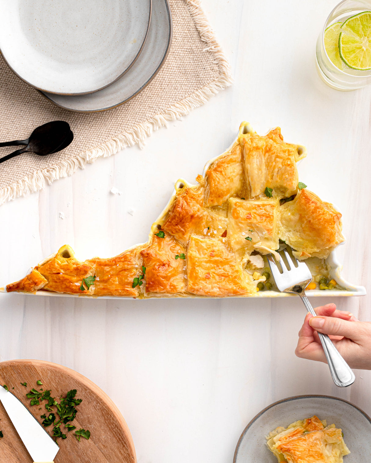 Virginia State Plate-Baking Dish-Parc Decor