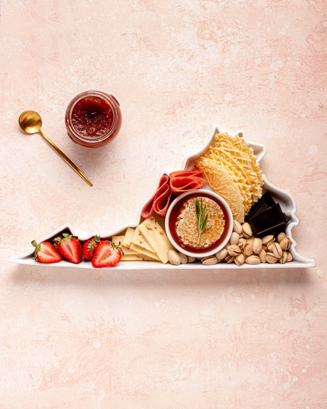 Virginia State Plate-Baking Dish-Parc Decor