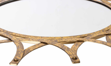 Vivi Gold Metal Mirror-Mirrors-Parc Decor