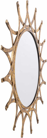 Vivi Gold Metal Mirror-Mirrors-Parc Decor