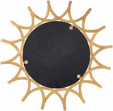 Vivi Gold Metal Mirror-Mirrors-Parc Decor