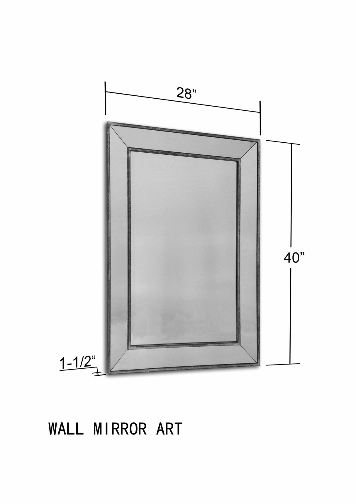 Vojkovice Wood Mirror-Mirrors-Parc Decor