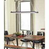 Wafer 24"L 1-Light LED Island Light Fixture Bronze Finish by Maxim