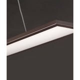 Wafer 24"L 1-Light LED Island Light Fixture Bronze Finish by Maxim