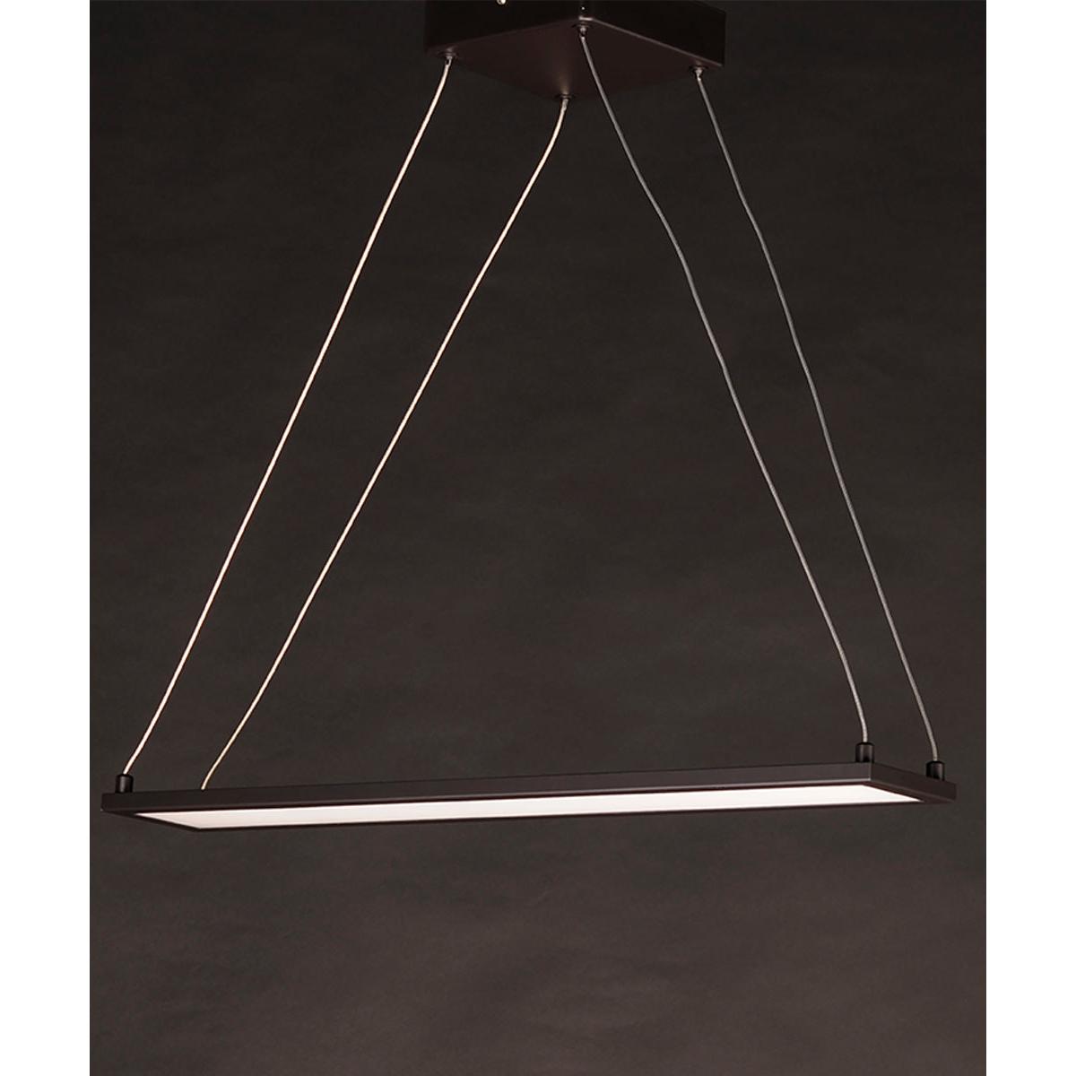 Wafer 24"L 1-Light LED Island Light Fixture Bronze Finish by Maxim