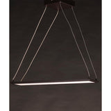 Wafer 24"L 1-Light LED Island Light Fixture Bronze Finish by Maxim