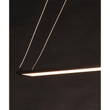 Wafer 24"L 1-Light LED Island Light Fixture Bronze Finish by Maxim
