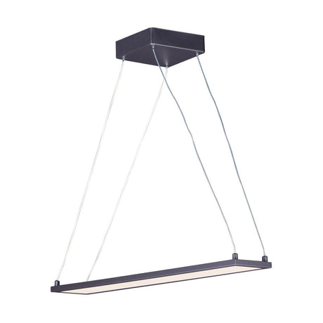 Wafer 24"L 1-Light LED Island Light Fixture Bronze Finish by Maxim
