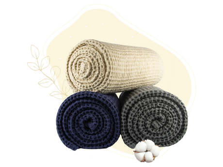 Waffle Weave Throw-Decor-Parc Decor