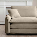 Walker Edison | Cloud Deep Seat Loveseat Sofa Set