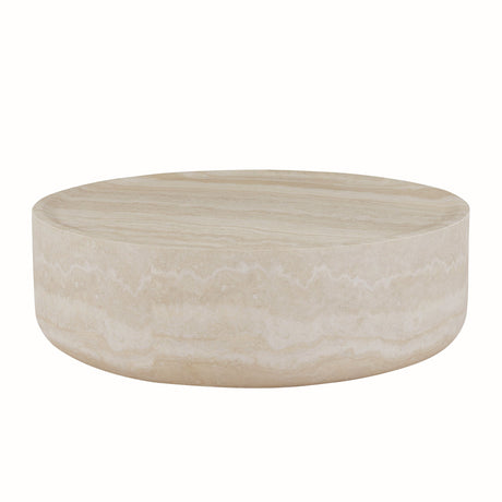 Walker Edison | Faux Marble Pattern Modern Coffee Table