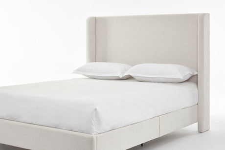 Walker Edison | Harper Tall 54" Headboard Upholstered Queen Bed