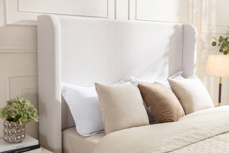 Walker Edison | Harper Tall 54" Headboard Upholstered Queen Bed