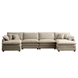 Walker Edison | Retro Chic: Corduroy Couch Cloud Modular Sofa Design
