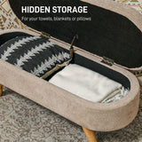 Walker Edison | Teddy Storage Ottoman Bench for any room
