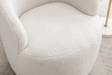 Walker Edison | Teddy Swivel Barrel Accent Armchair Chair