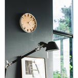 Wall Clock - Steel + Wood