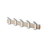 Wall-Mounted Coat Rack - Aluminum + Wood