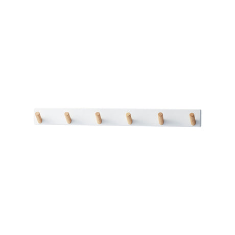 Wall-Mounted Coat Rack - Steel + Wood