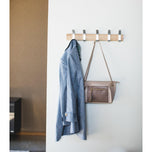 Wall-Mounted Coat Rack - Steel + Wood