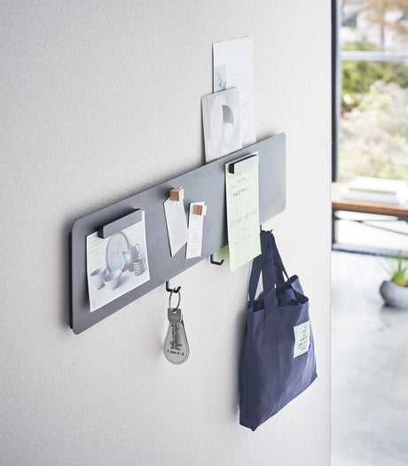 Wall-Mounted Magnet Board - Steel-Magnetic Organizer-Parc Decor