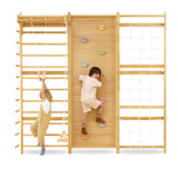 Walnut Modular | Swedish Ladder Jungle Gym - Wall Mounted