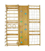 Walnut | Swedish Ladder Jungle Gym - Wall Mounted