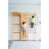 Walnut | Swedish Ladder Jungle Gym - Wall Mounted