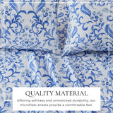 Watercolor Floral Sheet Set - Delia Collection