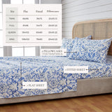 Watercolor Floral Sheet Set - Delia Collection
