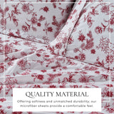 Watercolor Floral Sheet Set - Delia Collection