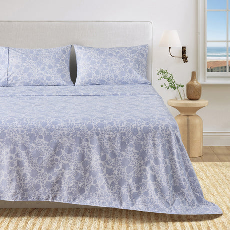 Watercolor Floral Sheet Set - Delia Collection