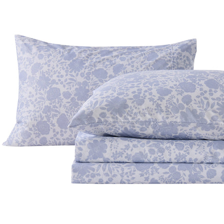 Watercolor Floral Sheet Set - Delia Collection