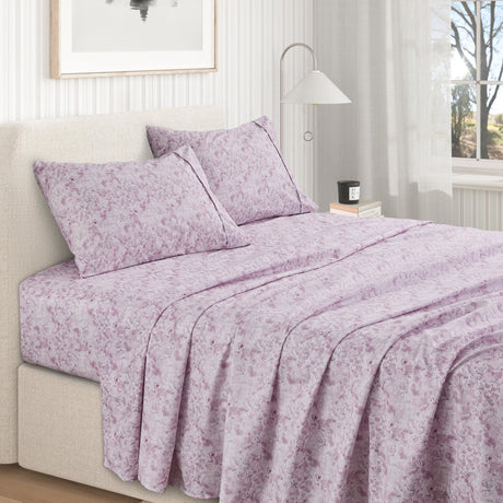 Watercolor Floral Sheet Set - Delia Collection