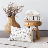 Waterlily Oversized Merino Wool Lumbar Throw Pillow-Pillows-Parc Decor