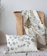 Waterlily Oversized Merino Wool Lumbar Throw Pillow-Pillows-Parc Decor