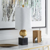 Watsonville Gold & Blac Resin Table Lamp-Lighting-Parc Decor