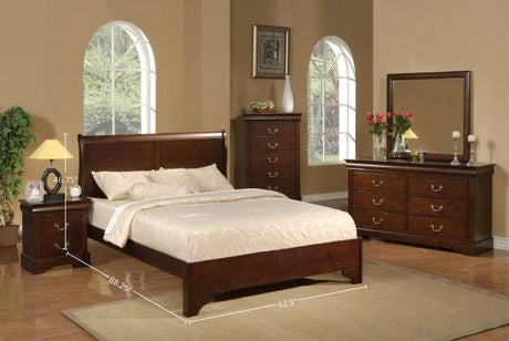 West Haven Bed, Cappuccino-Beds-Parc Decor