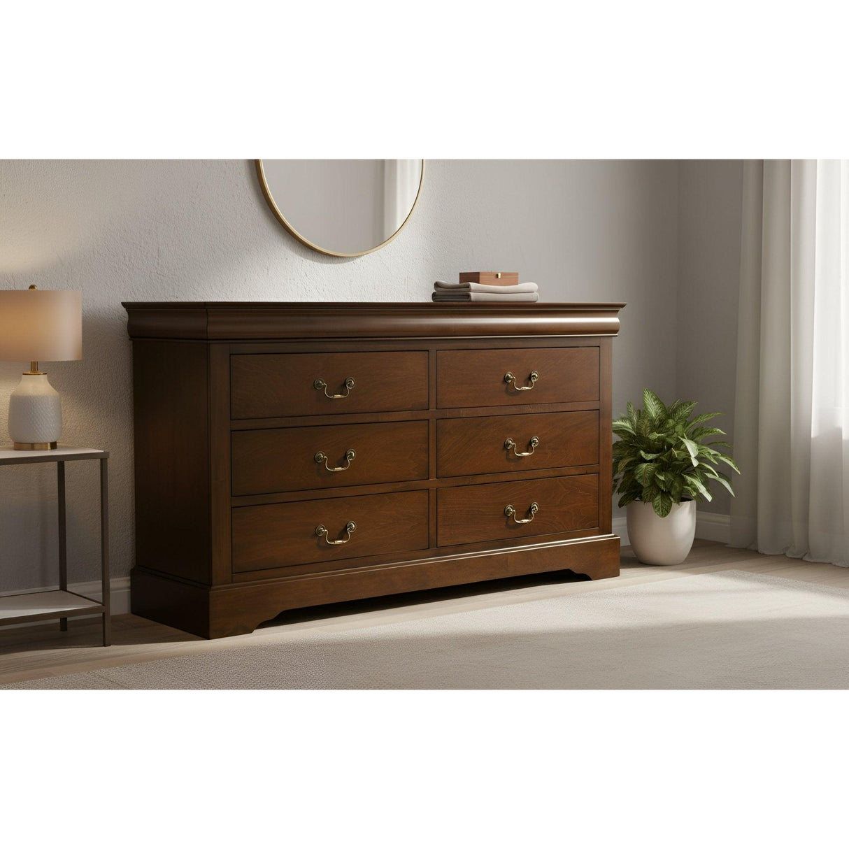 West Haven Dresser, Cappuccino-Dresser & Chest-Parc Decor