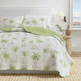 West Palm Trees Coastal Quilt Set - Coronado Collection-Quilts & Comforters-Parc Decor