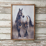 Western Horse Framed Canvas Art Wall Print-Wall Decor-Parc Decor