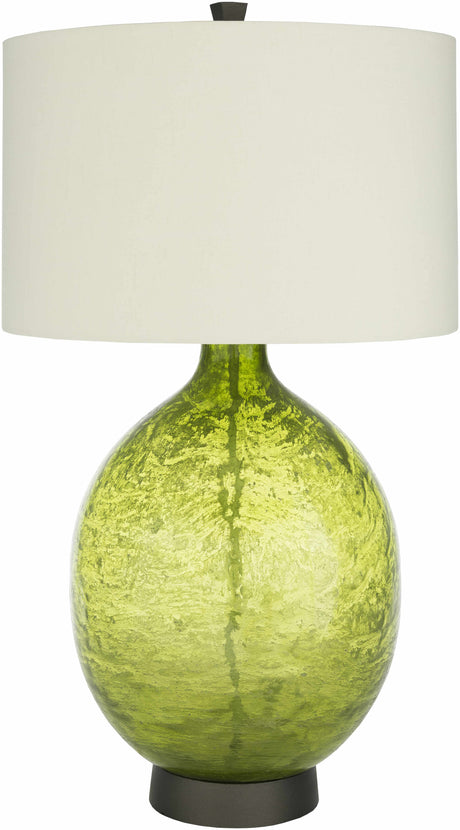Westview Lime Green Glass Table Lamp-Lighting-Parc Decor