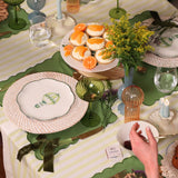 White Heritage Rattan Placemat - Set of 4-Placemat-Parc Decor