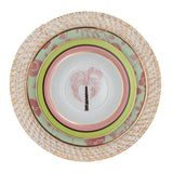White Rattan Charger - Set of 4