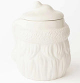 White Santa Cookie Jar-Cookie Jar-Parc Decor